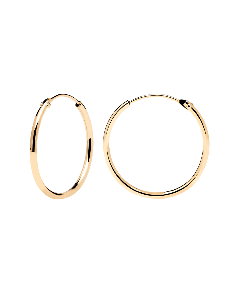 Medium Hoops Gold