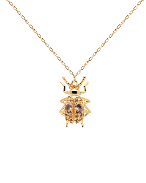 Wisdom Beetle Amulet Necklace - PDPAOLA