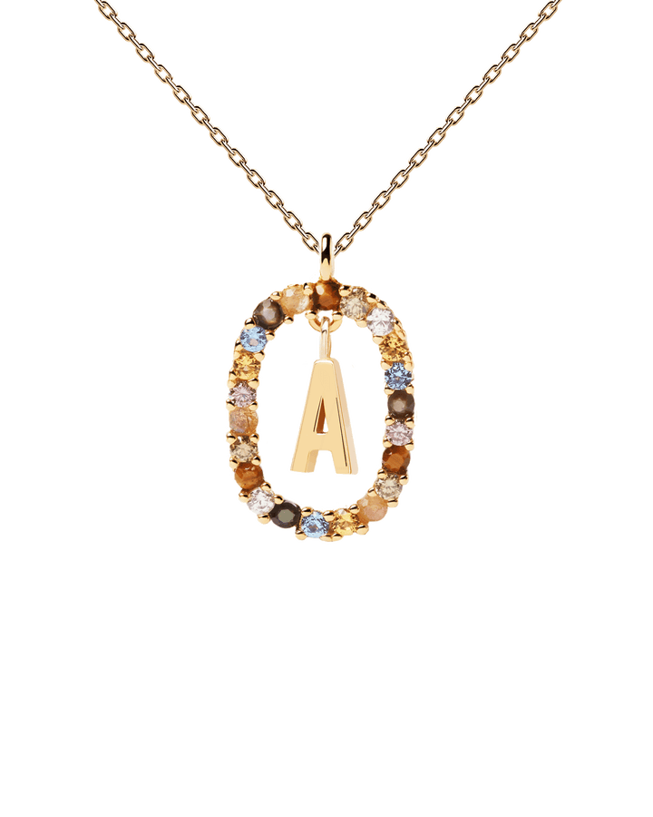 Letter A Necklace 