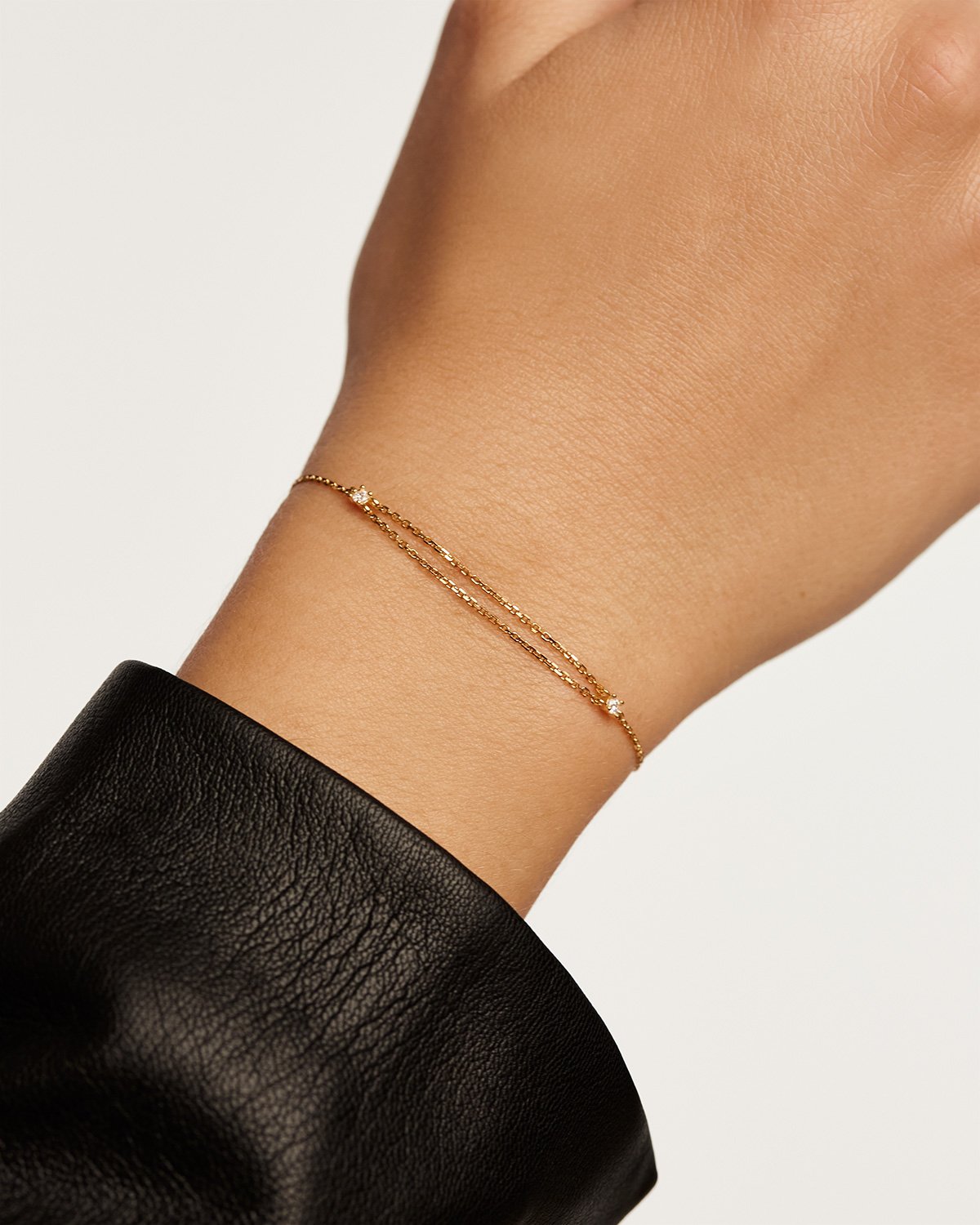 Nia Armband - 925 sterling silver / 18K gold plating