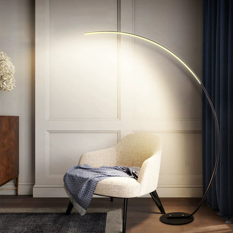 curve floor lamp