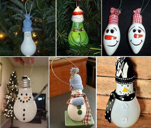 DIY Christmas Bulb decor