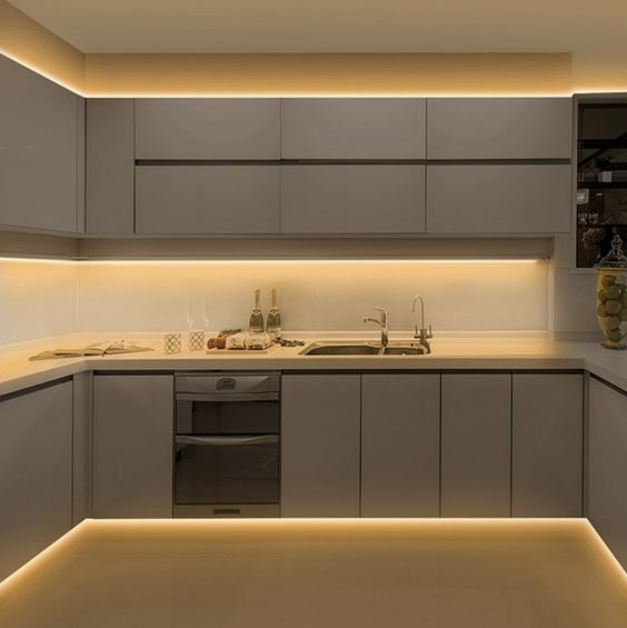 Illuminate Your Cabinets with LED Strip Lights