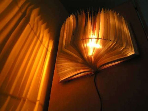 book lampshade DIY