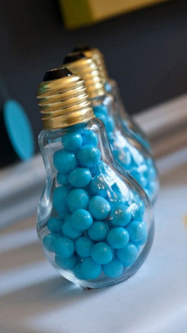 bulb shape candy jar DIY
