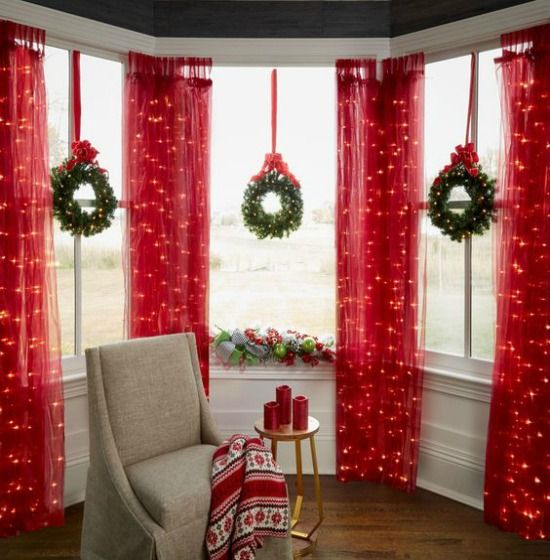 christmas lighting for window decoration