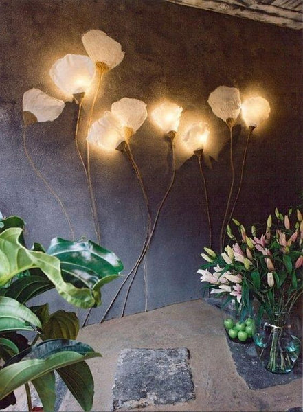 flower wall lamp