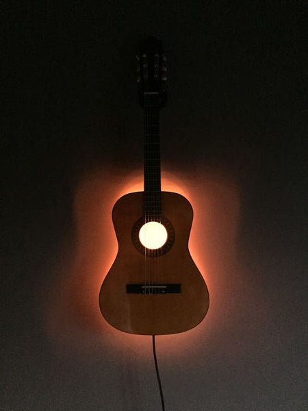 guitar wall lamp