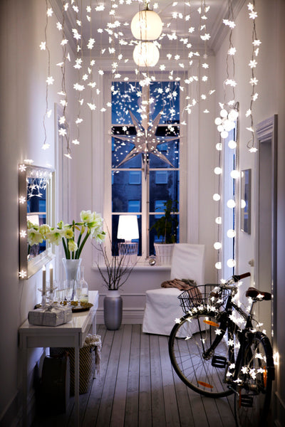 decor home with string lights