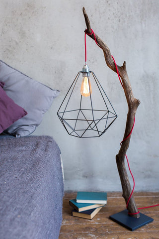 driftwood modern lamp