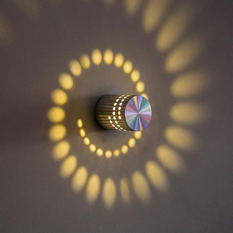 spiral wall lamp