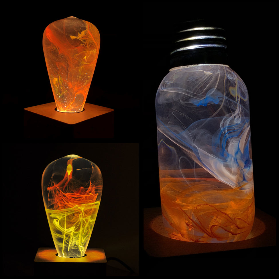 Resin Table Lamp  E-P Light – EP Designlab LLC