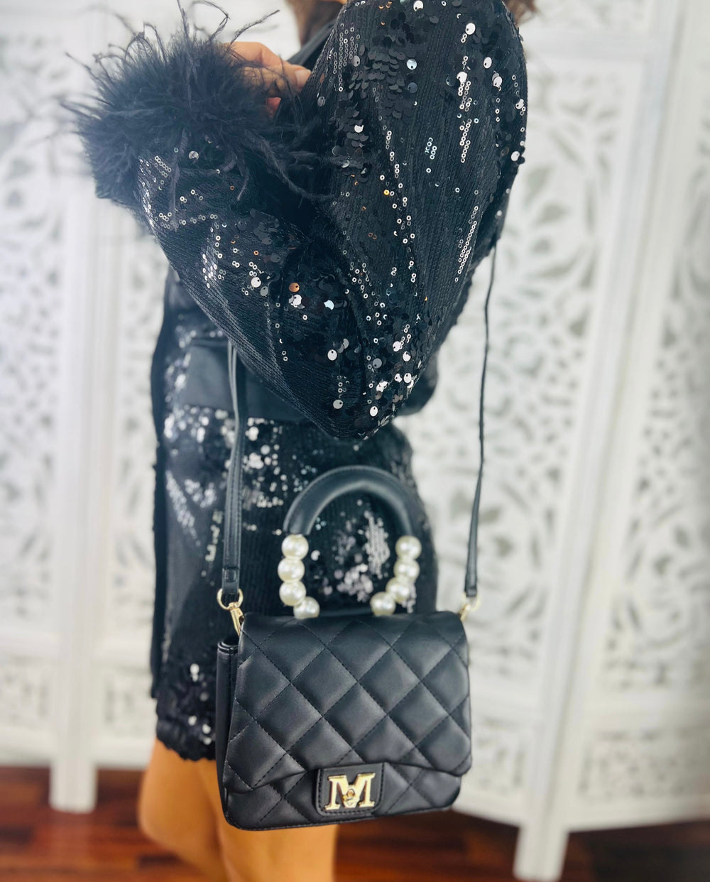 LOVE MOSCHINO Super Quilted Mini Crossbody Bag