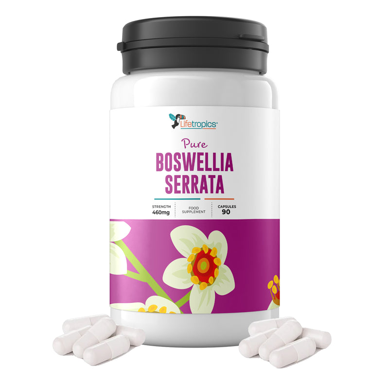 Lifetropics Pure Boswellia Serrata - Supplement with Resin Extract Rich ...