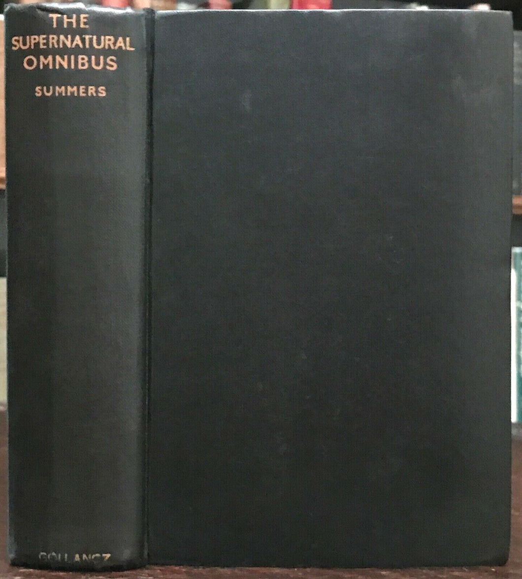 1931 SUPERNATURAL OMNIBUS - Summers, 1st Ed - GHOSTS WEREWOLVES VAMPIRES WITCHES