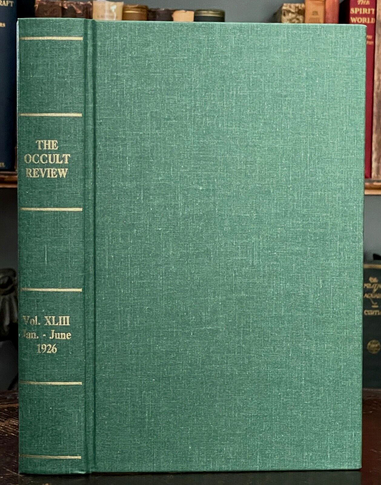 THE OCCULT REVIEW - Vol 43, 6 Issues 1926 - OCCULTISM WITCHCRAFT MAGICK TAROT