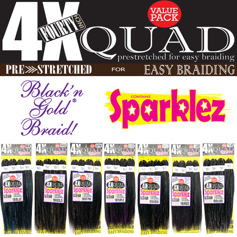 10 Pack Value Deal - 1x Solo Pre Stretched Braiding Hair 28 for Easy Braiding #Pink