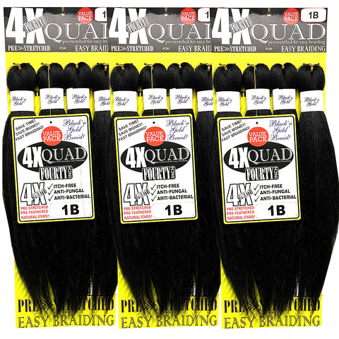 10 Pack Value Deal - 25 Micro Straight Knot braids – BNGHAIR