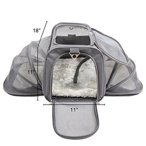 Jet Sitter Luxury Expandable Pet Carrier V2 Airline Approved