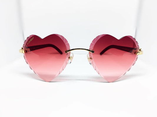 Pink Fusion Buffs with. 5 pointer Set Pink Square Lenses