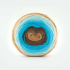 Cicibebe Acrylic Cake Yarn, Multi Colored Soft Baby Yarn, 100g