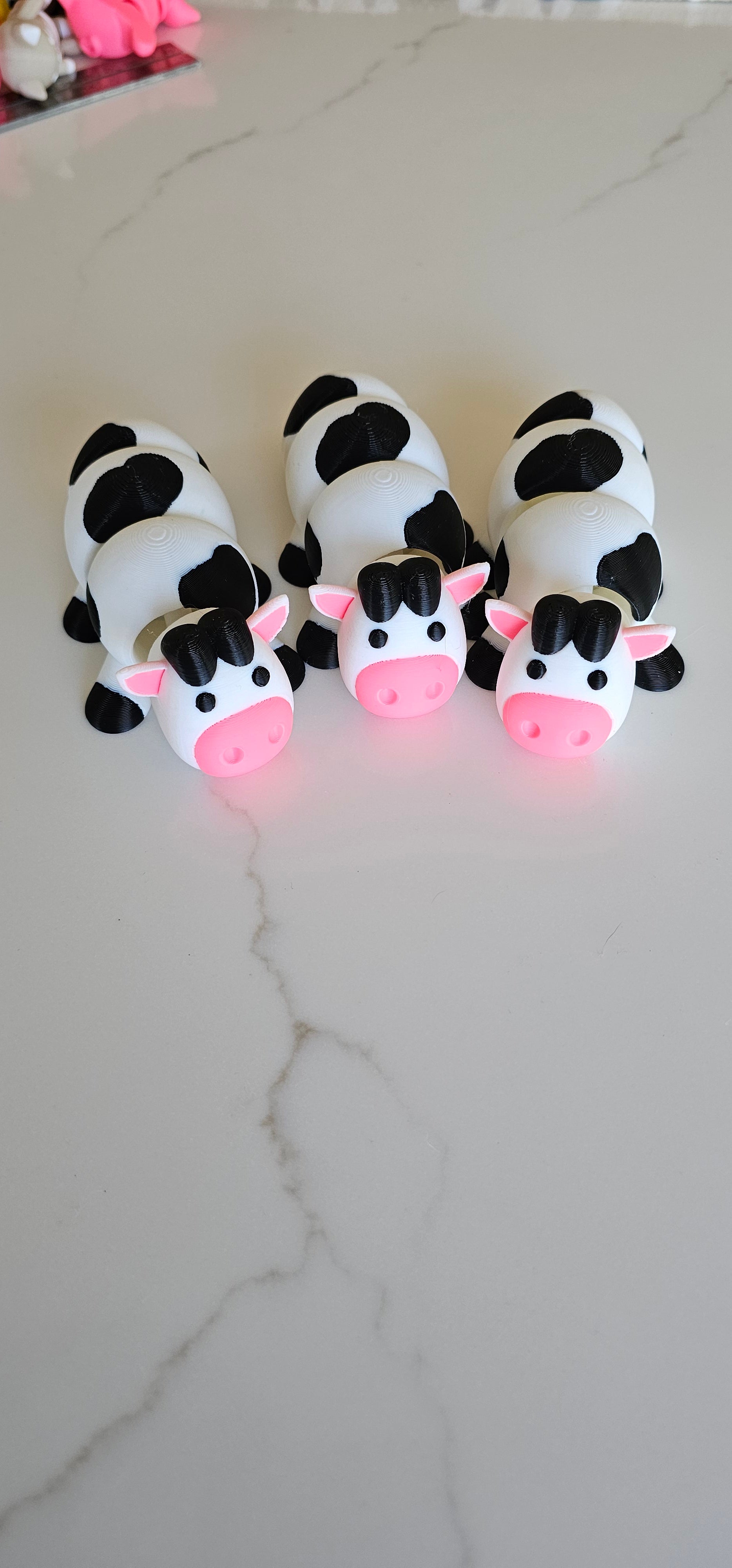 3D Print Articulated Cute Cow Made in America