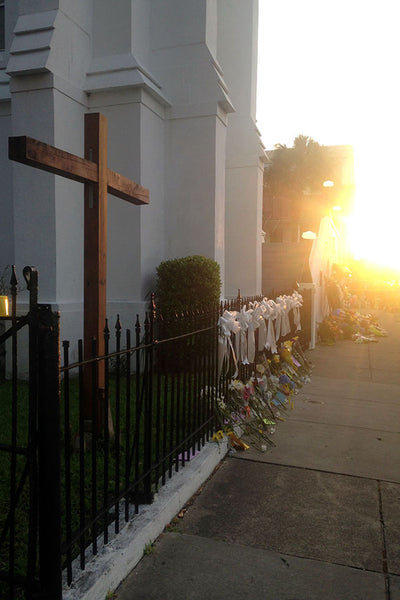 The sunrise outside Emanuel AME Church