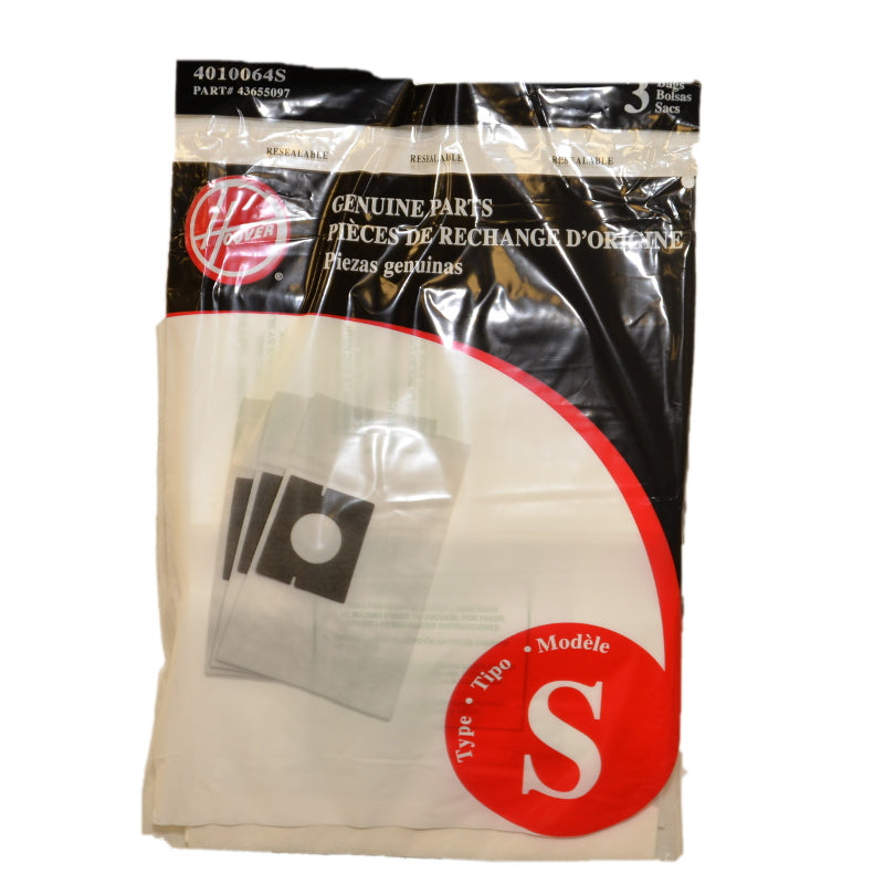 Hoover Type S Bags 3 Pack | VacuumStore.com