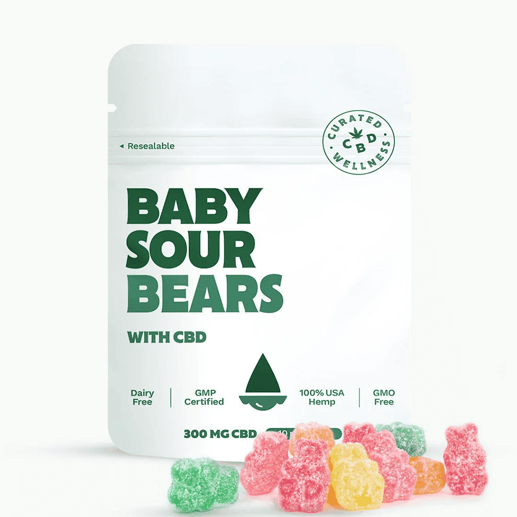 Baby Sour Bears 10mg CBD Gummy