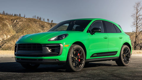 Green Porsche Macan