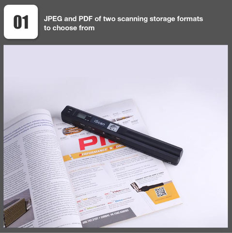 portable scanner, receipt scanner, pdf scanner, document scanner, photo scanner, scanner, barcode scanner