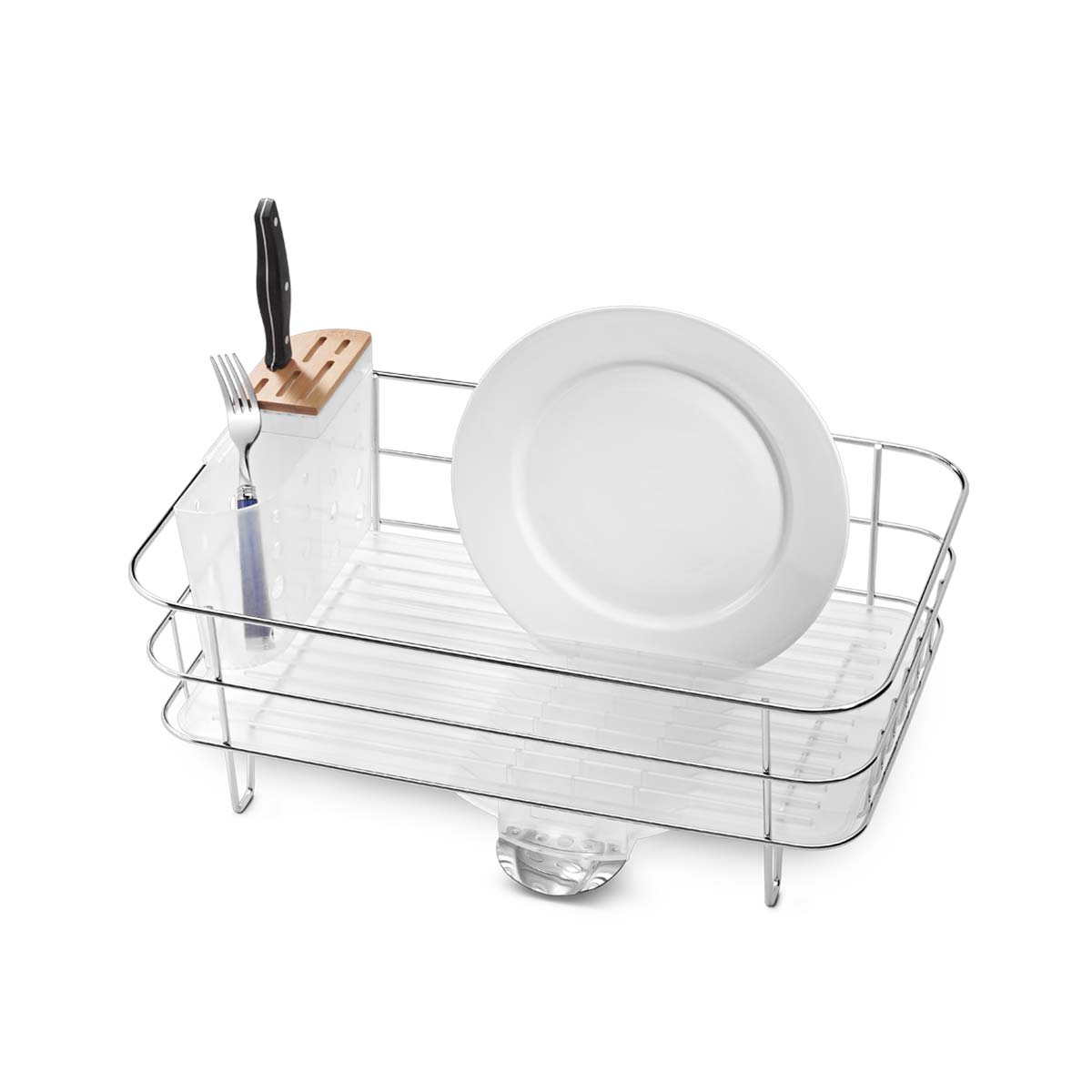 simplehuman Kitchen Compact Steel Frame Dish Rack