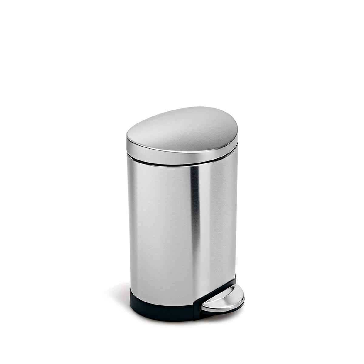 6L semi-round step can - simplehuman