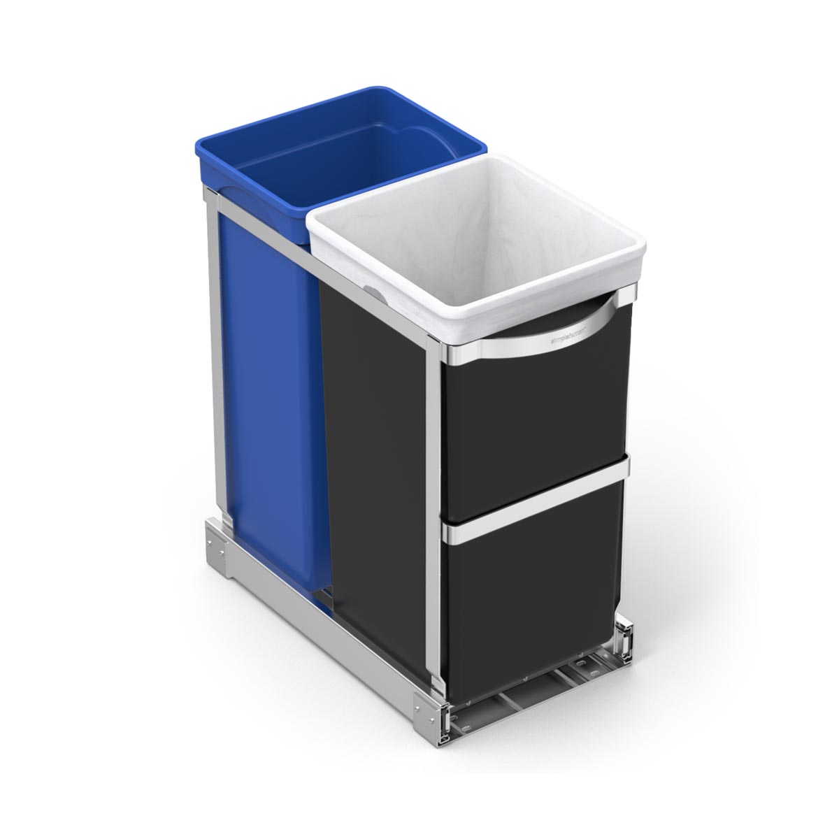 simplehuman 9.2 gal. 2-Bin Pull-Out Recycle Bin