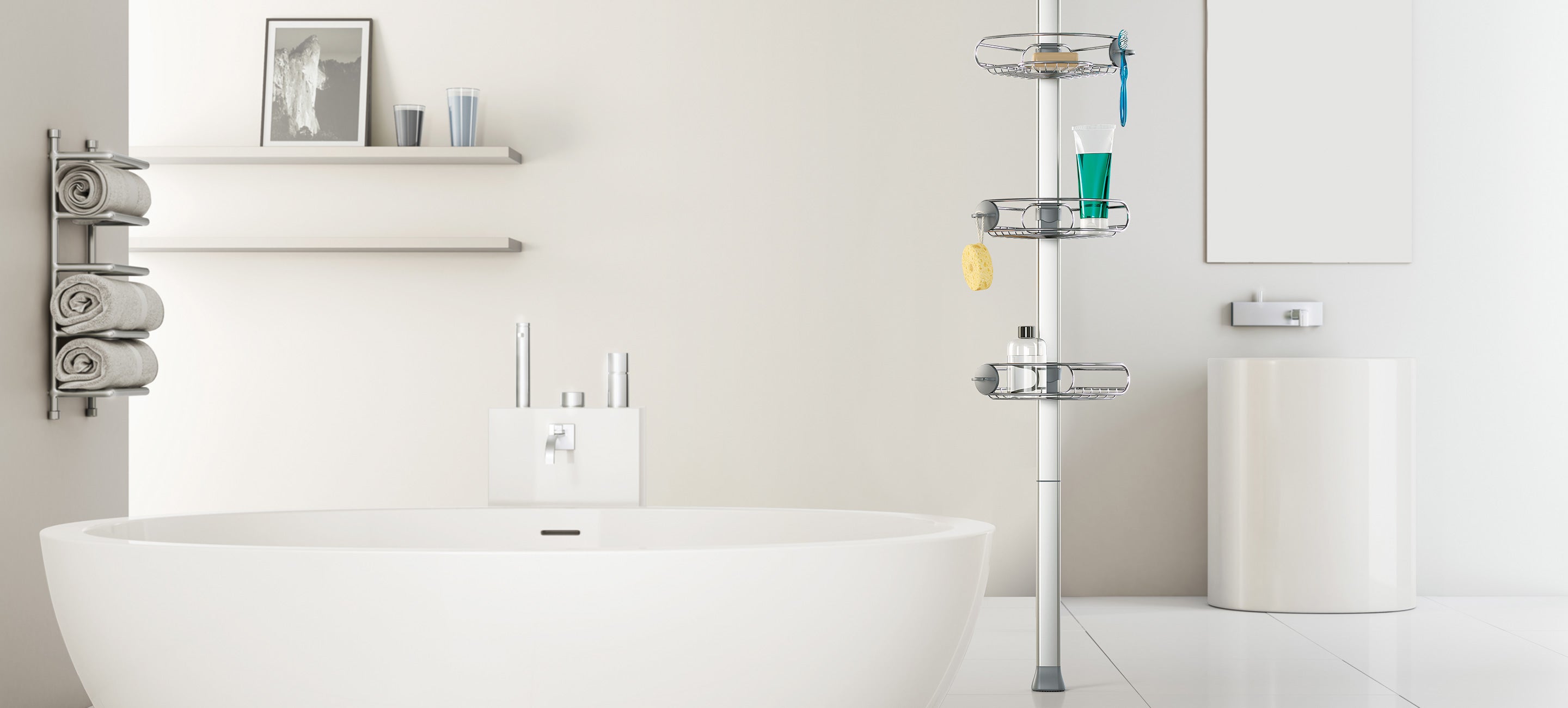 Simplehuman Shower shelves adjustable - BT1101