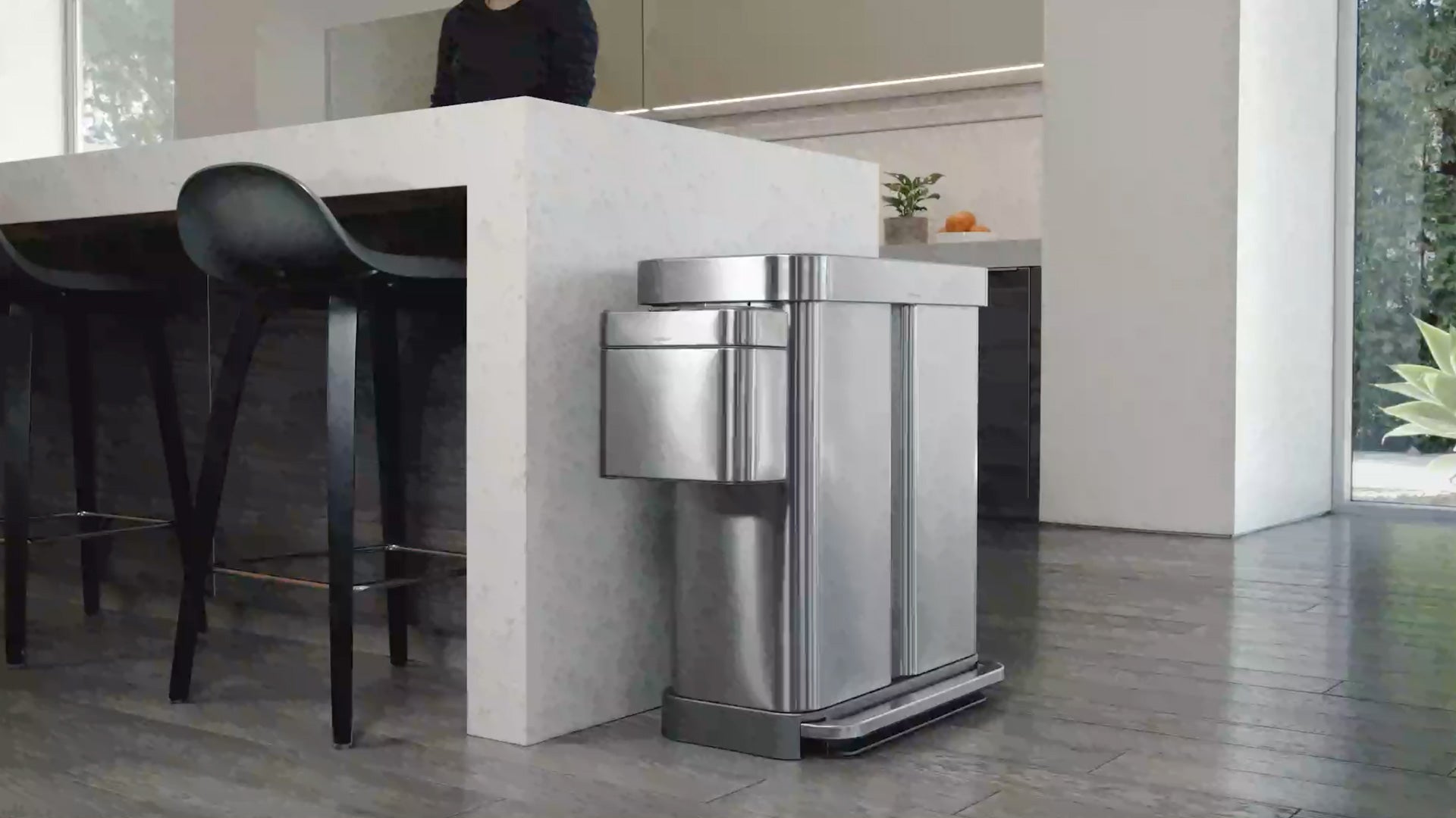 simplehuman compost caddy wall mount