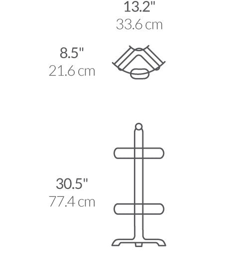 Organizador de ducha esquinero extensible 190/270cm en aluminio y acero  inoxidable SIMPLE HUMAN ®