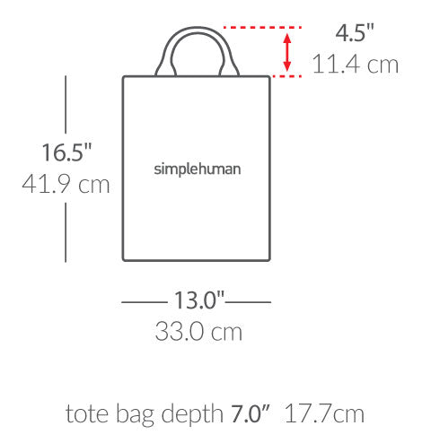 make space tote bag – simplehuman