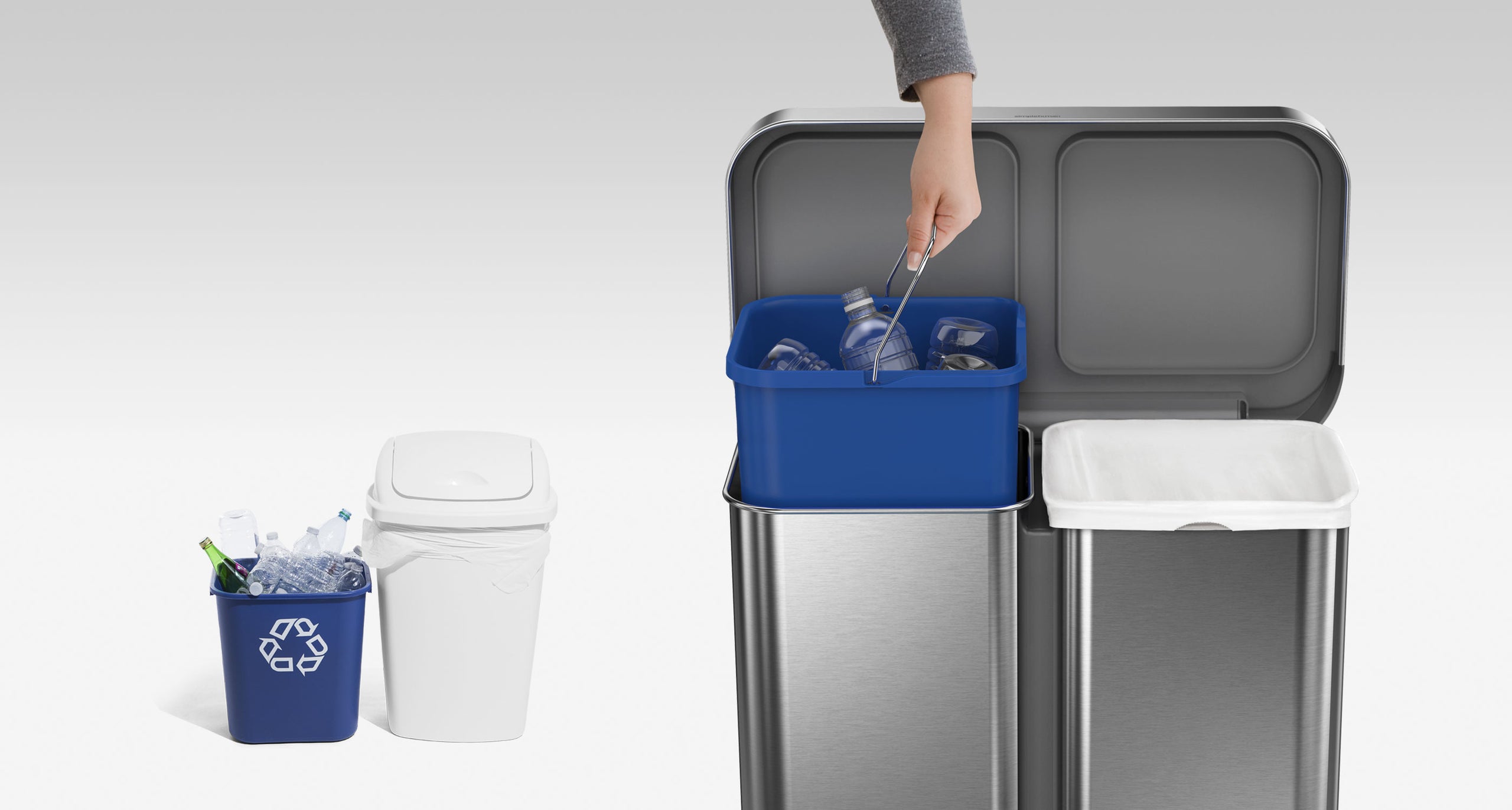 an elegant recycling solution