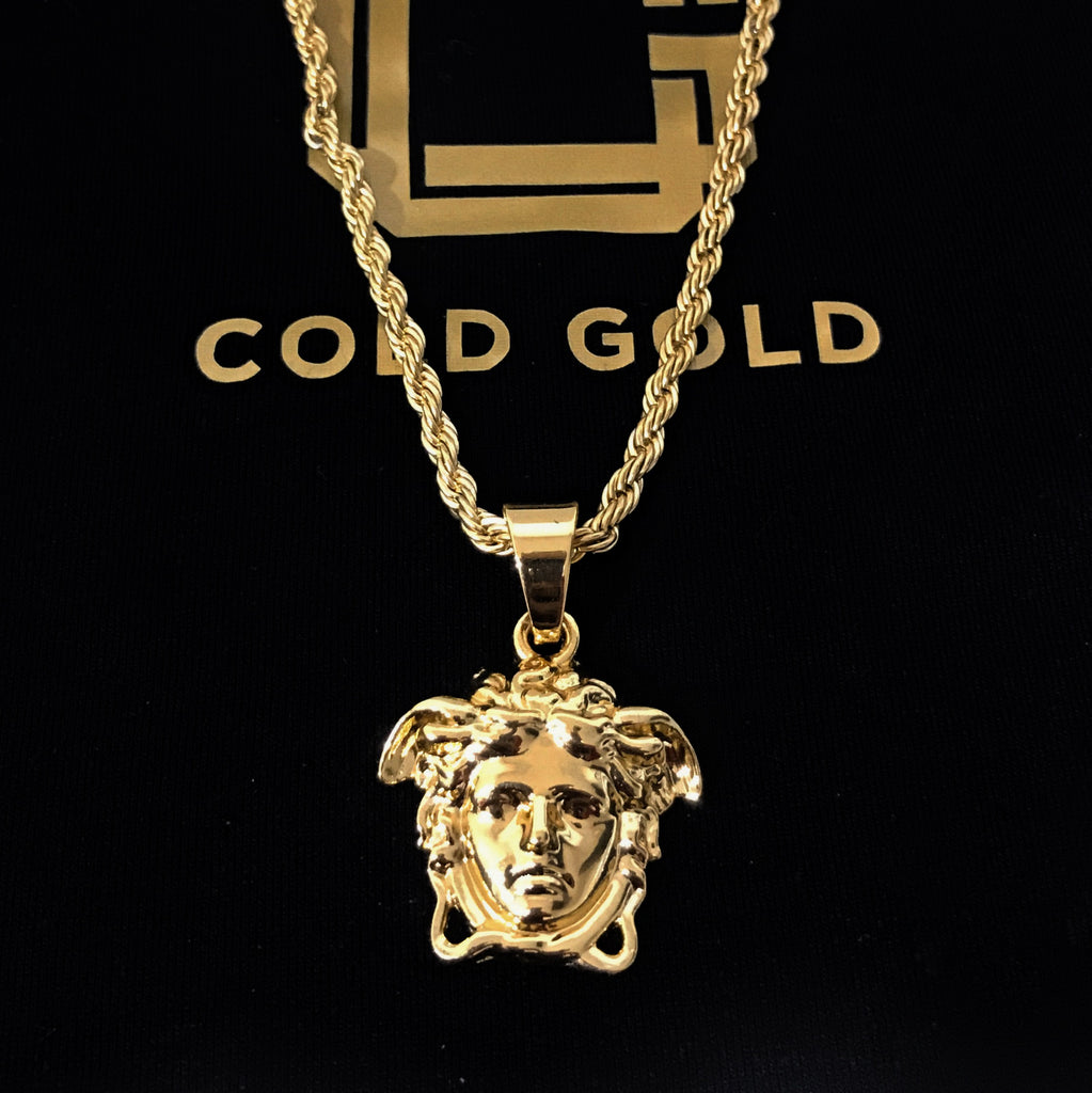 medusa head necklace