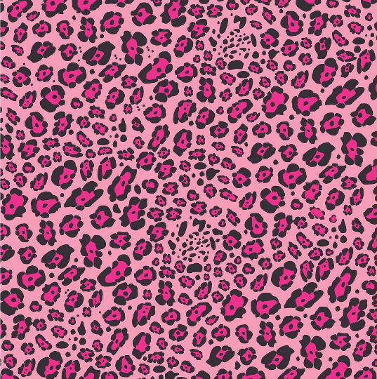 Pink Leopard print craft patterned vinyl sheet, heat transfer/HTV or A ...