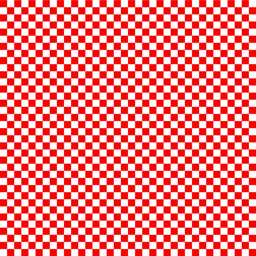 checkerboard red