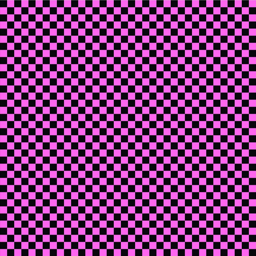 pink and black checkerboard