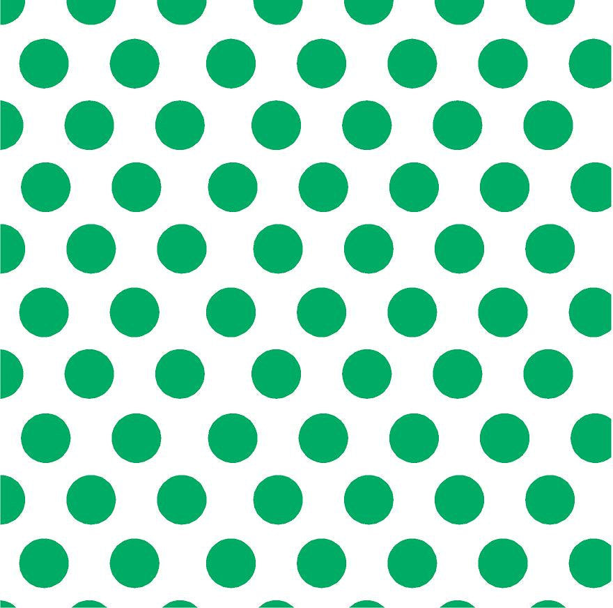 Green dot craft vinyl - HTV - Adhesive Vinyl - white with large polka ...