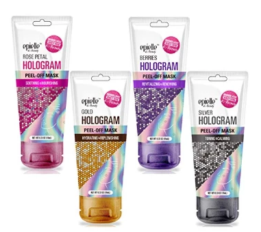epielle Assorted Hologram Peel-off Masks | 4pk
