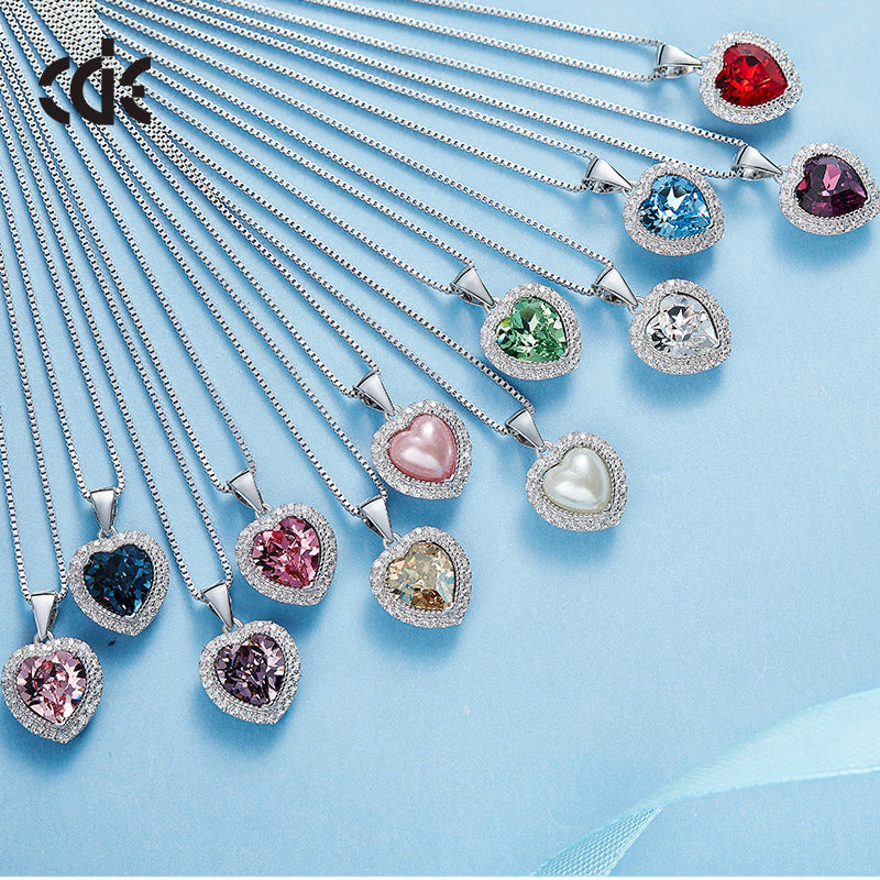 birthstone necklace for mom