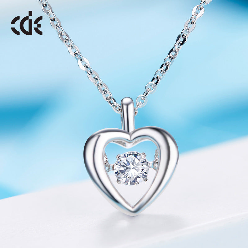 Silver Heart Pendant Necklace high fashion jewelry wholesale china ...