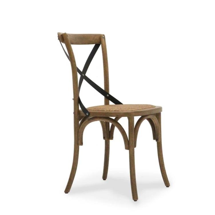 Metal Cross Back Dining Chair - Bentwood Carver Dining Chair Metal