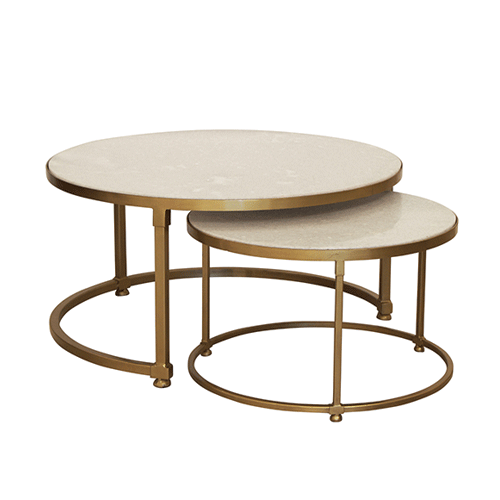 Marble Coffee Table Set Round Marble Tables