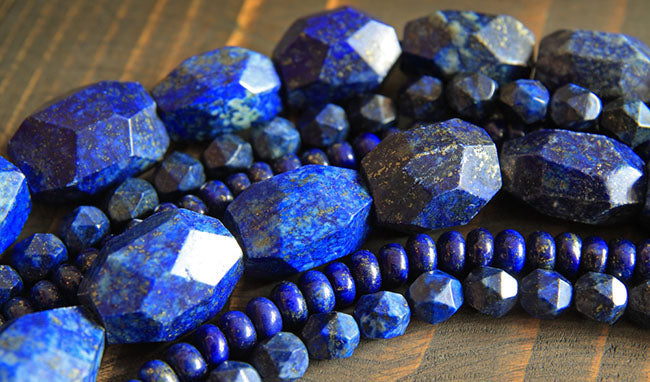beautiful blue gemstone beads